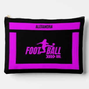Pochette À Accessoires Joueuse de football, Cadeau d'anniversaire, équipe