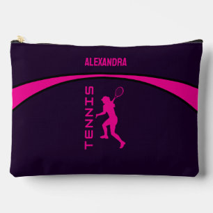 Pochette À Accessoires Joueuse de tennis, équipe, Cadeaux de fille d'anni