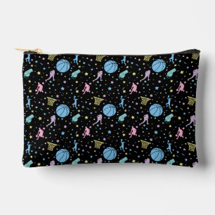 Pochette À Accessoires Joueuses de basket-ball - Motif d'étoiles