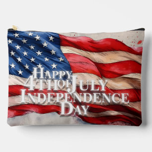 Pochette À Accessoires Joyeux 4 juillet - Jour de l'Indépendance