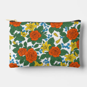 Pochette À Accessoires Joyeux Floral Clair