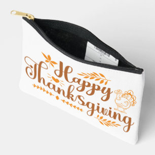 Pochette À Accessoires Joyeux Thanksgiving