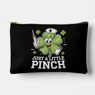 Pochette À Accessoires Juste un petit pincement infirmière Saint-Patrick