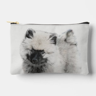 Pochette À Accessoires Keeshond Dessin Kees Puppy Cute Original Chien Art