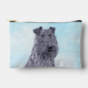 Pochette À Accessoires Kerry Blue Terrier peinture mignonne Chien d'origi