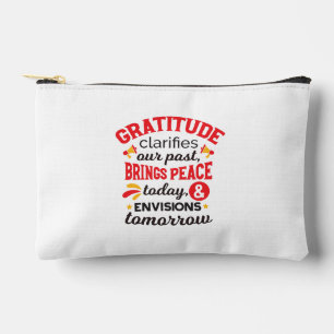 Pochette À Accessoires La gratitude clarifie notre passé – Art Inspirant