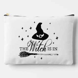 Pochette À Accessoires La Sorcière Est Là Chapeau et Balai de Sorcière