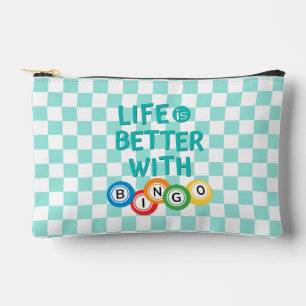 Pochette À Accessoires La vie est meilleure avec le bingo