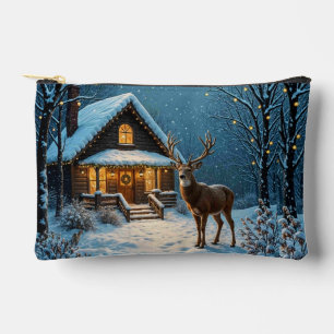 Pochette À Accessoires La visite de Noël enneigée de Big Buck