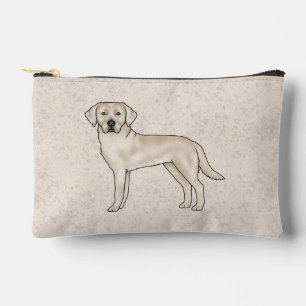 Pochette À Accessoires Labrador Retriever crème Chien Labrador de dessin 