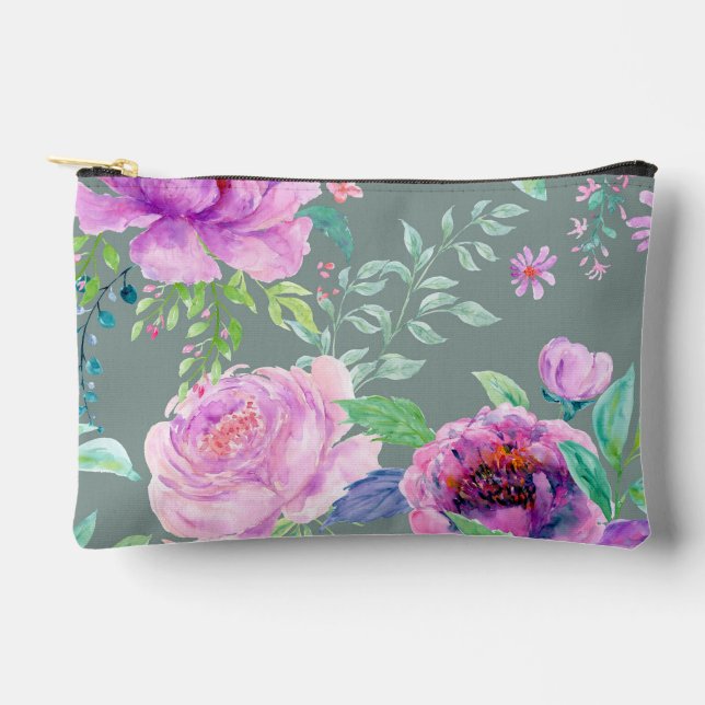Pochette À Accessoires Large Peony  (Recto)