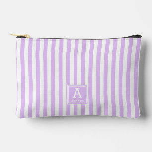 Pochette À Accessoires Lavande claire mignonne Blancs Monogramme