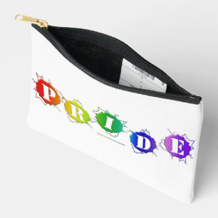 Pochette À Accessoires L'enseigne de fierté aux couleurs de l'arc-en-ciel