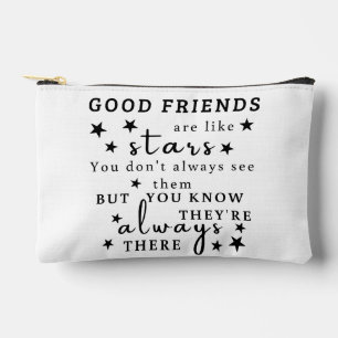 Pochette À Accessoires Les bons amis sont comme des étoiles : Art de cita