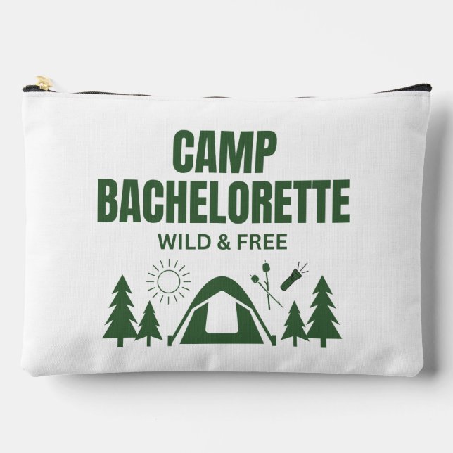 Pochette À Accessoires Les cheveux de camp ne se soucient pas de l'impres (Recto)