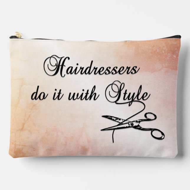 Pochette À Accessoires Les Coiffeurs Le Font Avec Style Personnel (Recto)