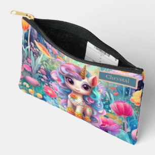 Pochette À Accessoires Les filles mignonnes ajouter nom imaginaire licorn