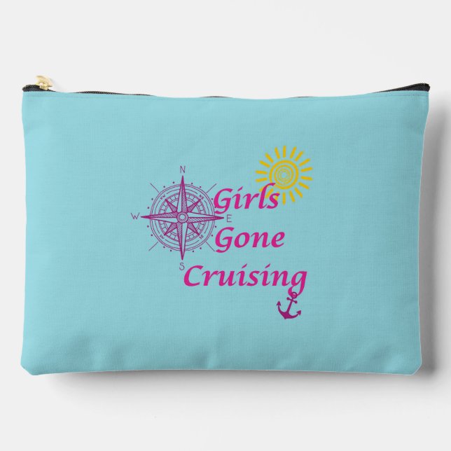 Pochette À Accessoires Les filles sont parties en croisière (Recto)