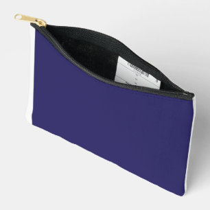 Pochette À Accessoires Les formes abstraites bleues et violettes se fonde
