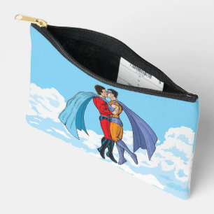 Pochette À Accessoires Les personnages de Slipperyjoe's deux super-héros 