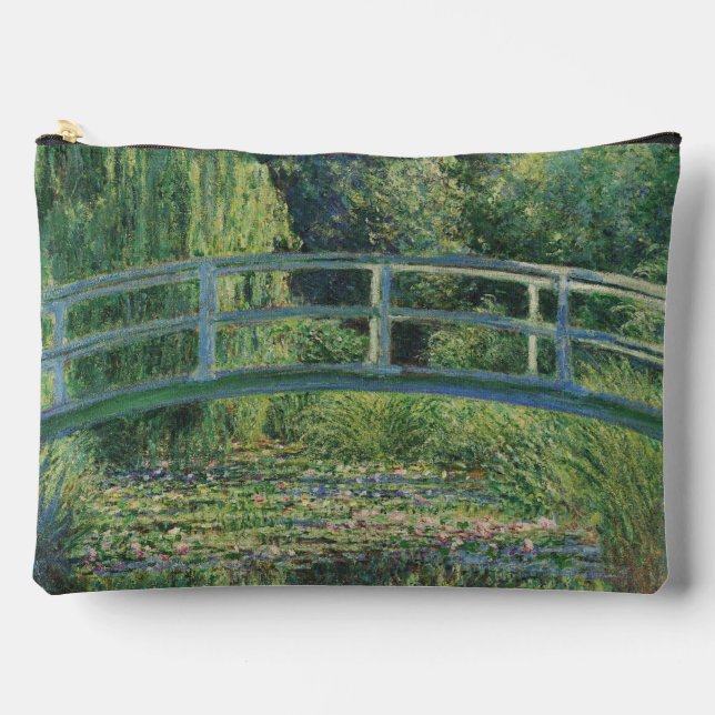 Pochette À Accessoires L'étang À Eau, Peinture À L'Huile Paysagère, Monet (Recto)