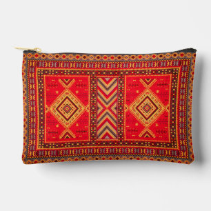 Pochette À Accessoires Lever de soleil marocain : Elégance géométrique du