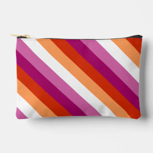 Pochette À Accessoires LGBTQ+ Lesbian Flag Stripes Pride -