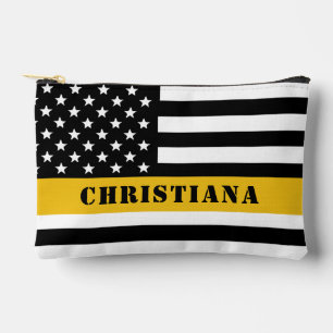 Pochette À Accessoires Ligne mince or 911 Dispatcher USA