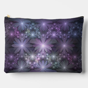 Pochette À Accessoires Lit de fleurs tendance brillant art fractal abstra