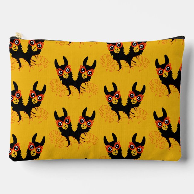 Pochette À Accessoires Llama Sisters (Recto)