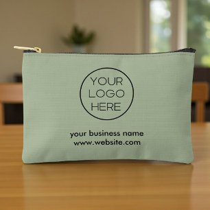 Pochette À Accessoires Logo d'entreprise élégant et minimaliste   Fo Gree