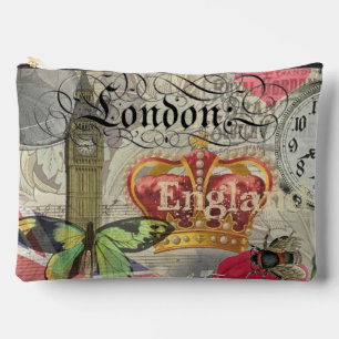 Pochette À Accessoires Londres Angleterre Voyage Art Vintage Europe