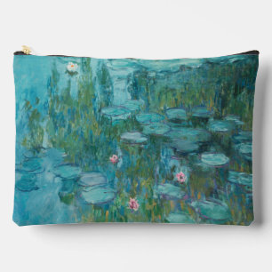 Pochette À Accessoires Lys à eau, Peinture à l'huile d'art, Claude Monet