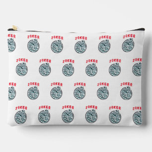 Pochette À Accessoires MahJong symbole du jeu Joker tuile
