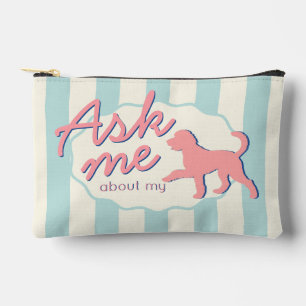 Pochette À Accessoires Maman Chien Goldendoodle Photo Personnalisée Rayur