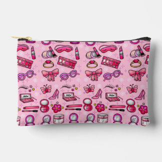 Pochette À Accessoires Maquillage de fille - rose
