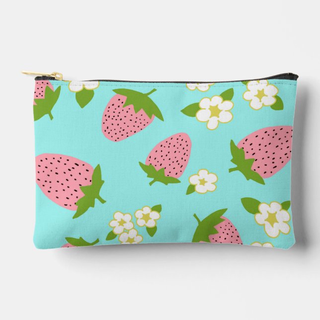 Pochette À Accessoires Maquillage de fraises/sac à crayon (Recto)