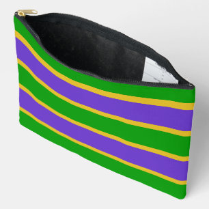 Pochette À Accessoires Mardi Gras Stripes