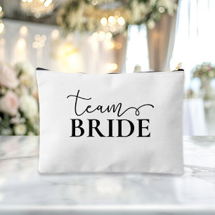 Pochette À Accessoires Mariée - Mariée d'équipe ! Nom cadeau