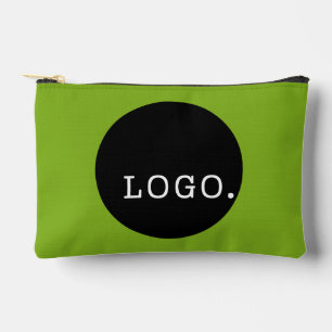 POCHETTE À ACCESSOIRES MARQUE LOGO CLIENT CADEAU MARKETING MERCH LIME GRE