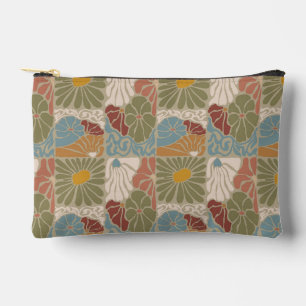 Pochette À Accessoires Matisse Groovy floral Art Nouveau 1970s Boho
