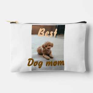 Pochette À Accessoires Meilleure maman de chien marron étang animal de co