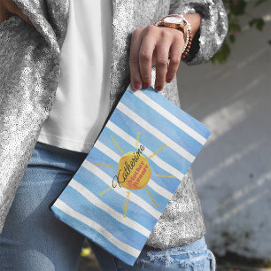 Pochette À Accessoires Mère coureuse Yellow Sunshine Aquarelle personnali