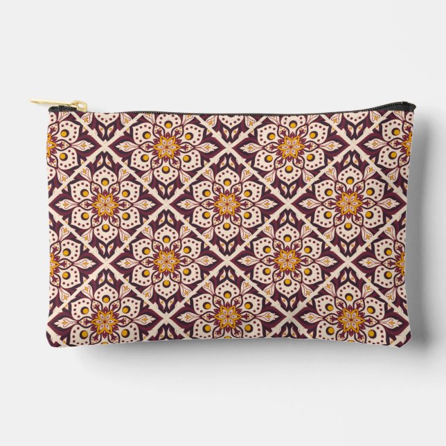 Pochette À Accessoires Mid-Century Modern Geometric Pattern – Retro Abstr (Recto)