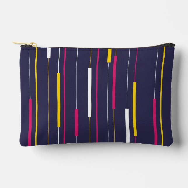 Pochette À Accessoires Minimalist Modern Stripes Cosmetic Bag (Recto)