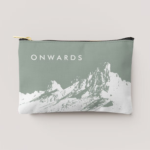 Pochette À Accessoires Minuscule Montagne Rustique Aventure Pale Olive