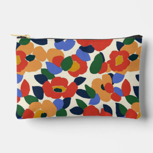 Pochette À Accessoires Modèle floral Abstrait en gras
