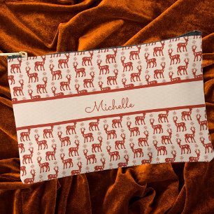 Pochette À Accessoires Moderne Classique Simple Reindeer Motif