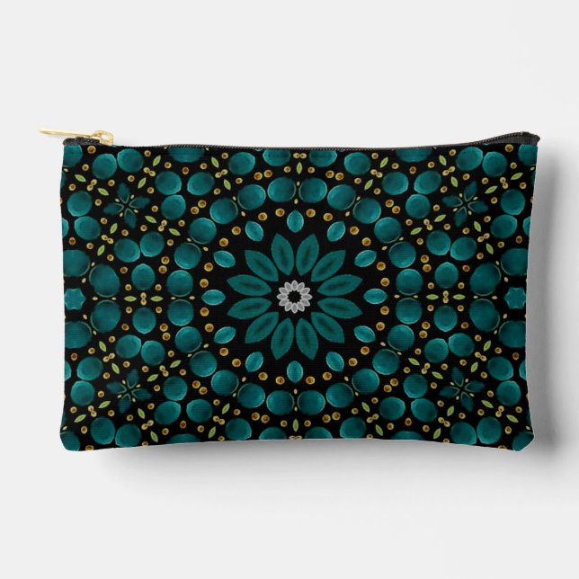 Pochette À Accessoires Moderne et élégant Dot Mandala Motif (Recto)