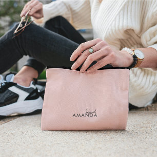 Pochette À Accessoires Moderne minimaliste Neutral Maid of Honor